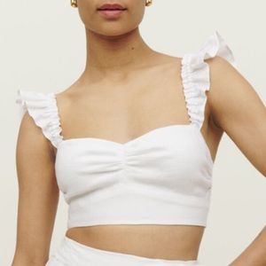 Reformation Pam Linen Top NWT